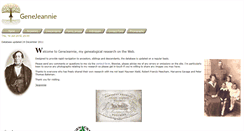 Desktop Screenshot of genejeannie.net
